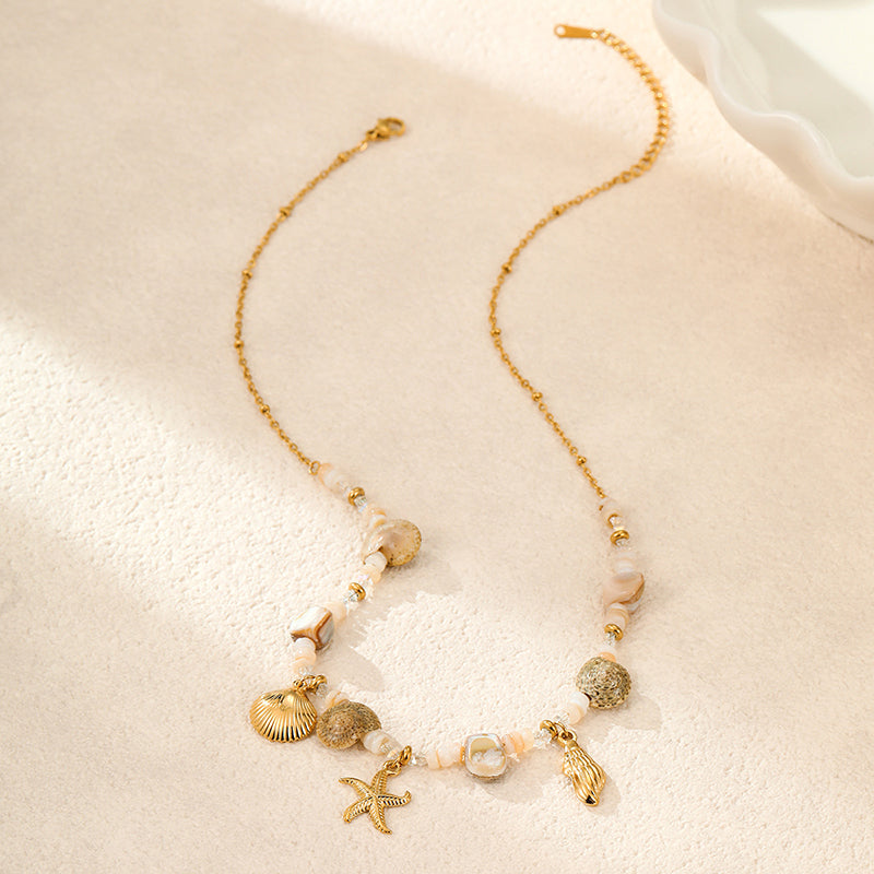 Coastal Charm Seashell Necklace