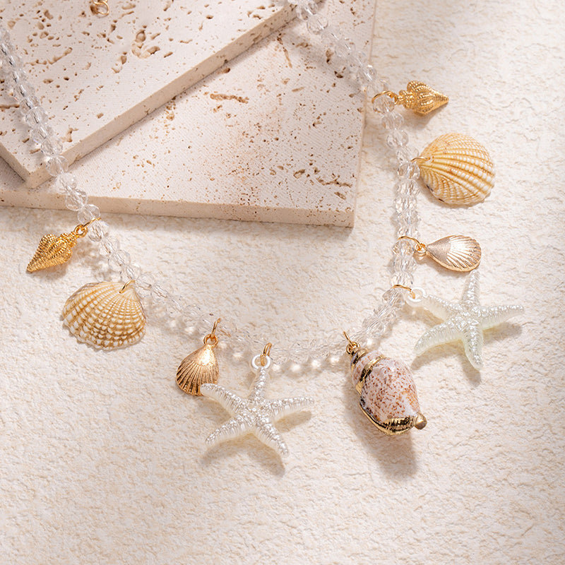 Ocean Charm Shell Necklace