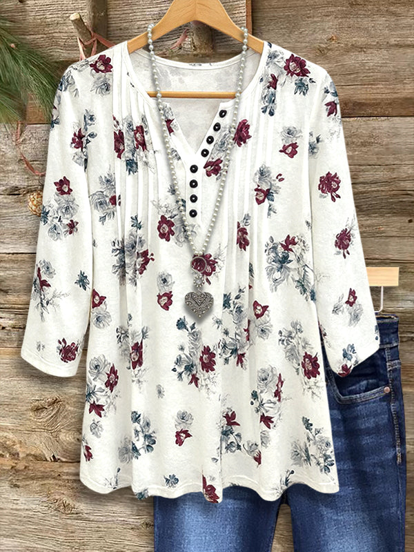 Rose Garden Pleated Tunic