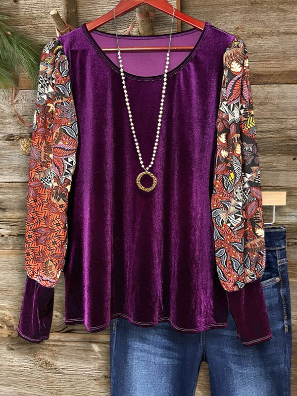 Violet Muse Velvet Top