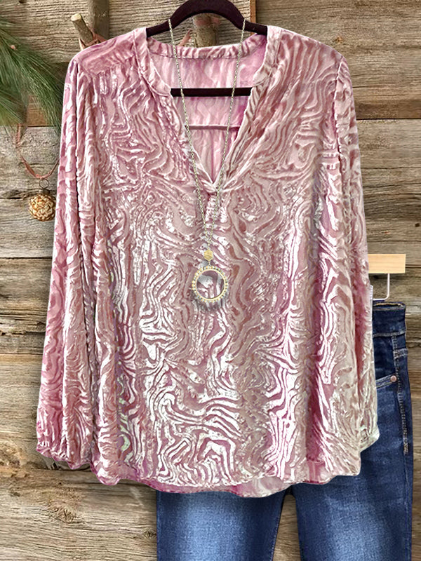 Blush Luxe Velvet Top