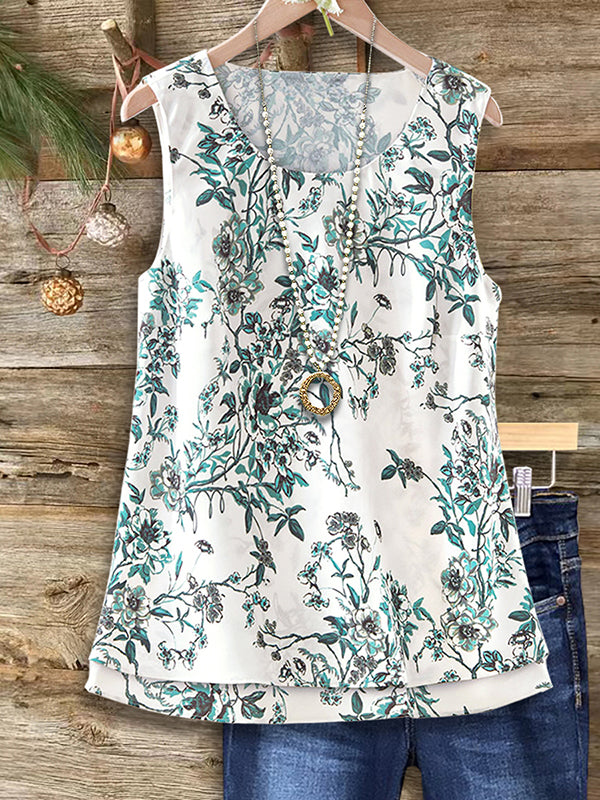 Floral Print Fashion Top