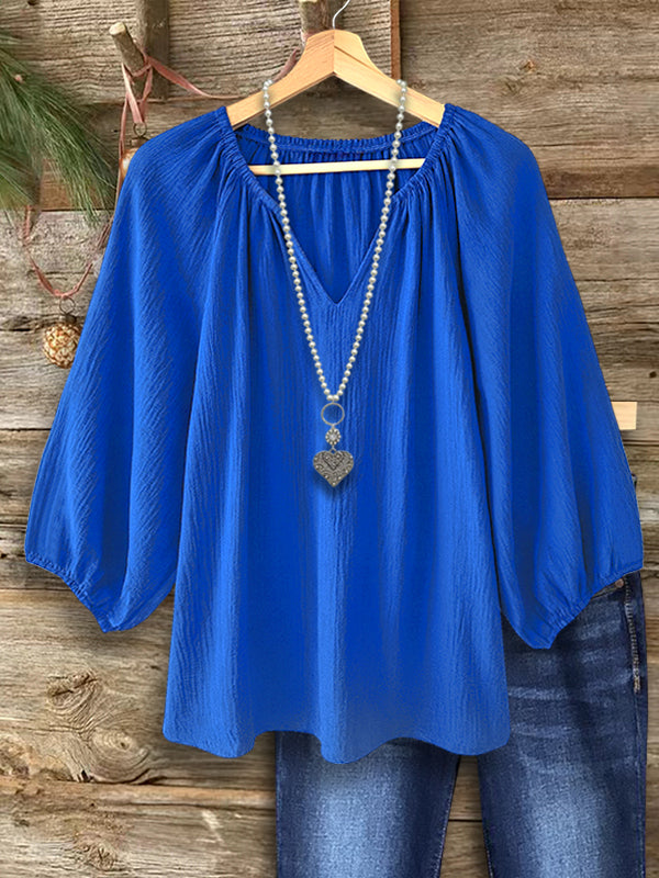 Klein Blue Versatile Blouse