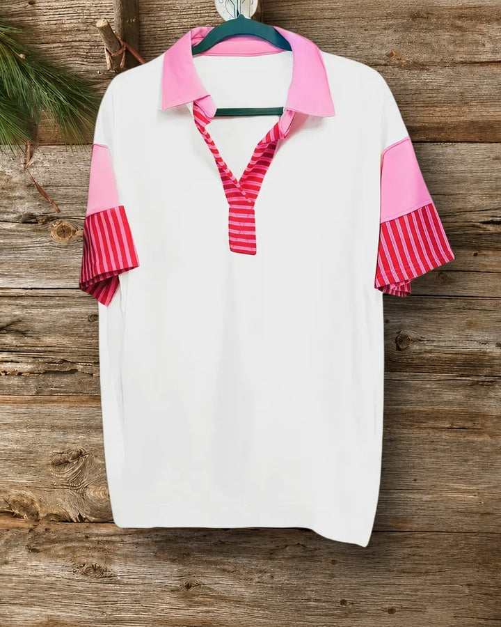 Color Block Striped Patchwork Chic Mini Dress