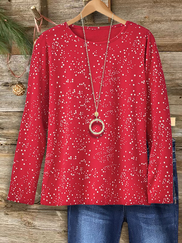Starry Night Crew Neck Top