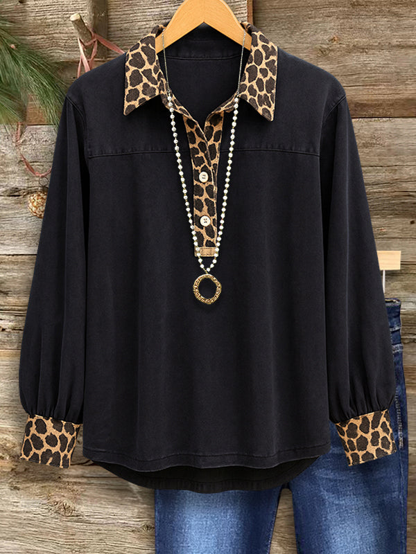 Midnight Safari Collar Blouse