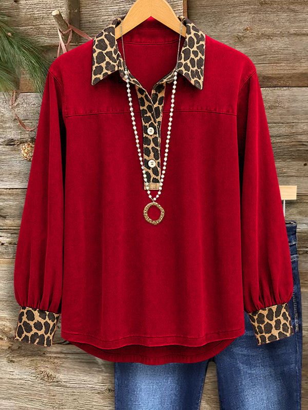 Midnight Safari Collar Blouse