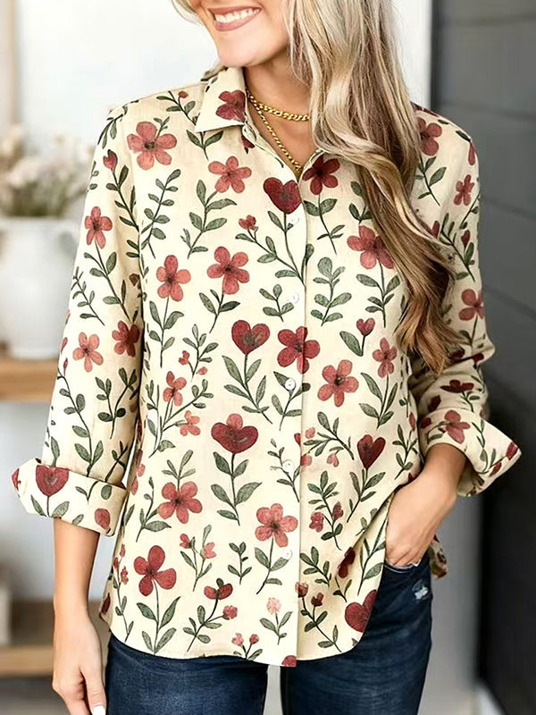 Meadow Breeze Floral Button Shirt