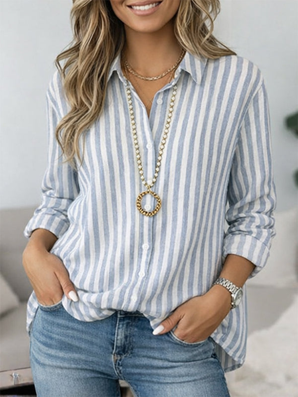 Coastal Stripe Relaxed Shirt
