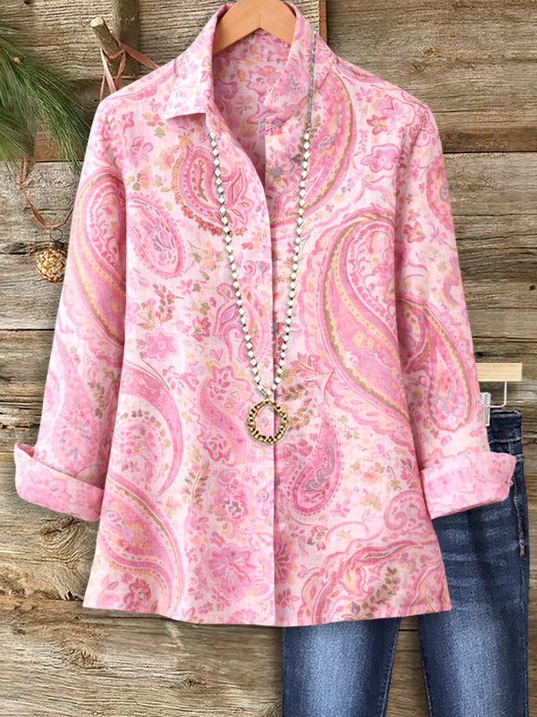 Pink Paisley Classic Shirt