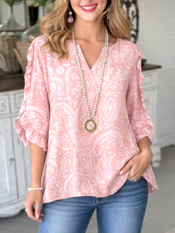 Blush Paisley Breeze Blouse