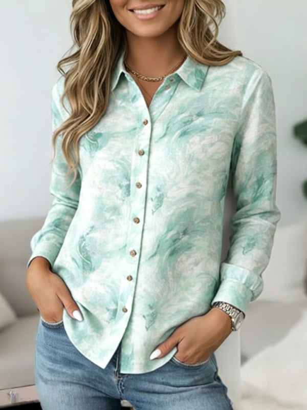 Ocean Breeze Marble Shirt