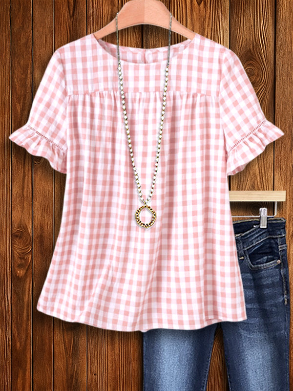 Sweet Picnic Gingham Top