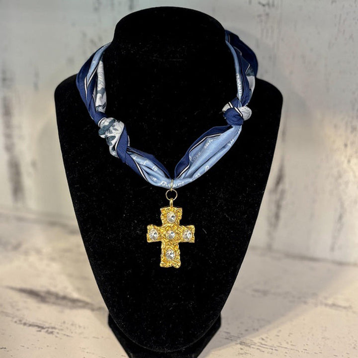 Fashionable And Elegant Silk Ccarf Necklace