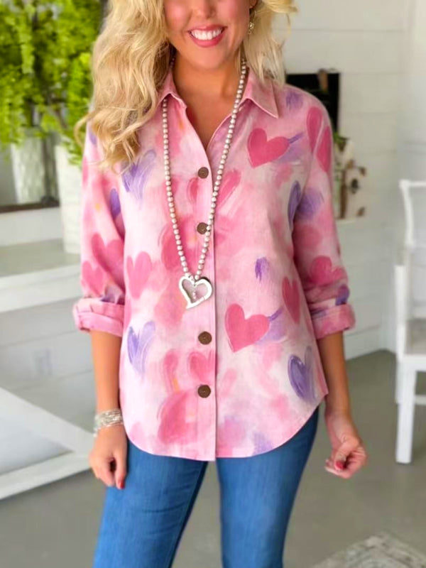 Sweetheart Brush Blouse