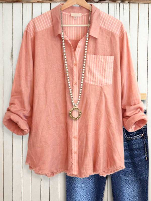 Sunset Wash Casual Button Shirt