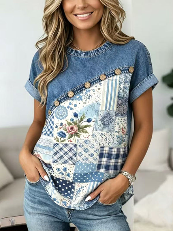 Coastal Breeze Ruffle Blouse