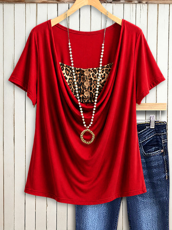 Wild Charm Draped Top