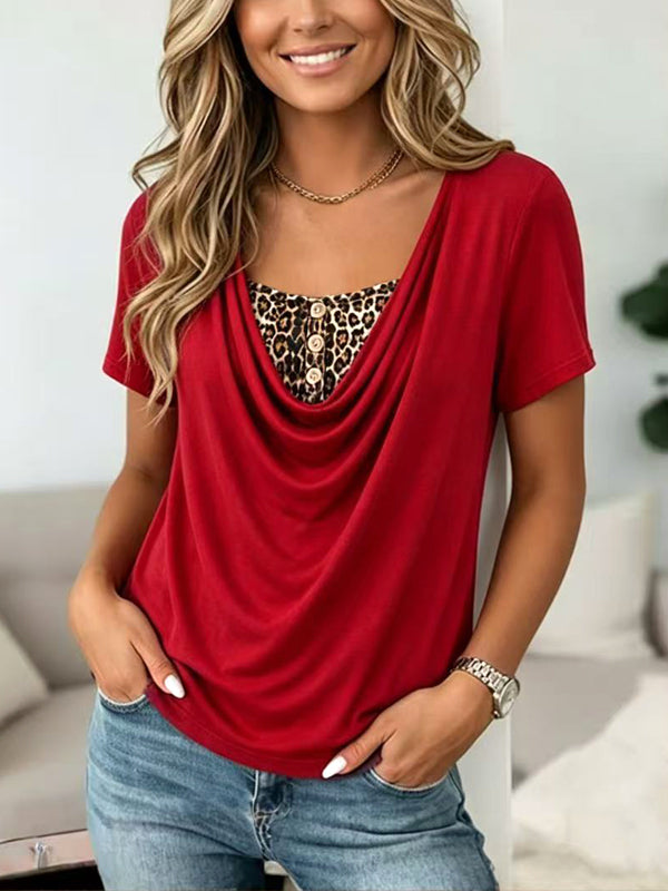 Wild Charm Draped Top