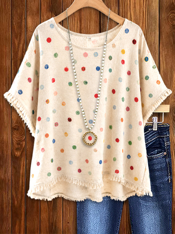 Confetti Charm Fringe Top