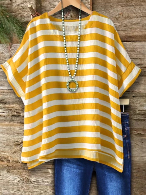 Sailor Stripe Relaxed Fit Short Sleeve Tee