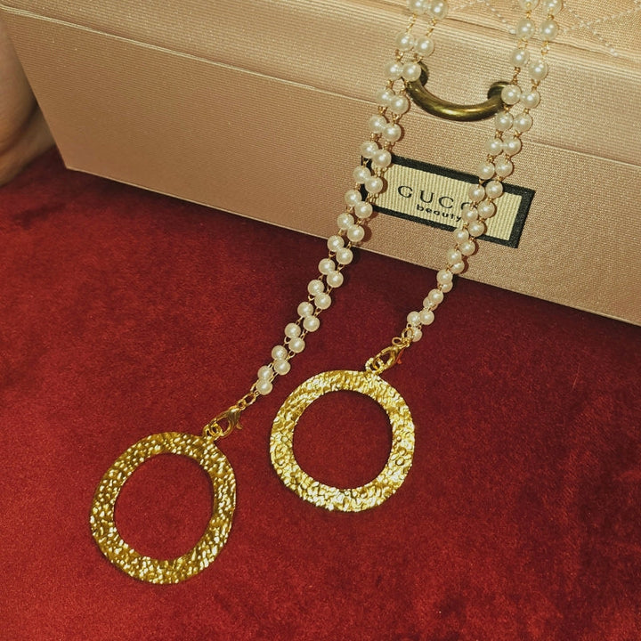 Classic Irregular Ring Pearl Necklace